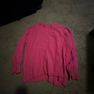Hot pink aerie sweater